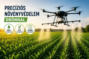 Precíziós növényvédelem drónnal